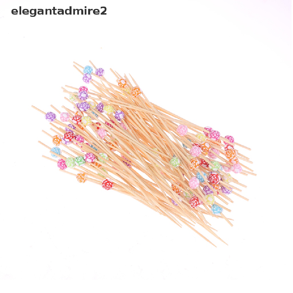 Set 100 Que Tre Gắp Trái Cây / Snack Dùng Một Lần Cho Tiệc Tùng