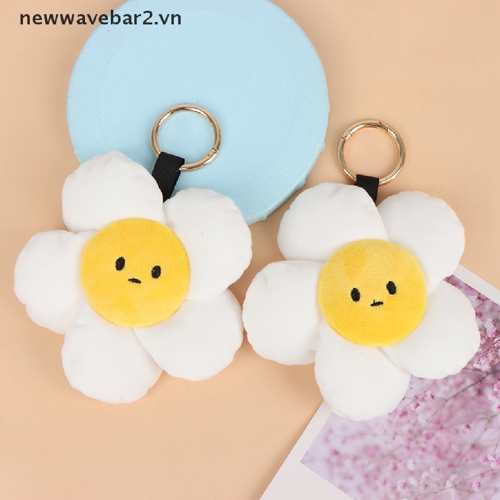 [Mới] Móc Khóa Hoa Hướng Dương Nhồi Bông Phụ Kiện Túi Xách Nữ