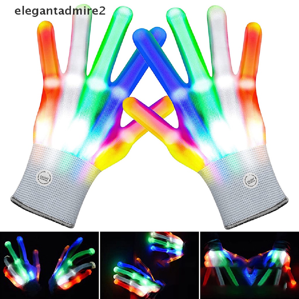 Găng Tay Có Đèn LED Phát Sáng Dùng Hóa Trang Halloween Cho Trẻ Em