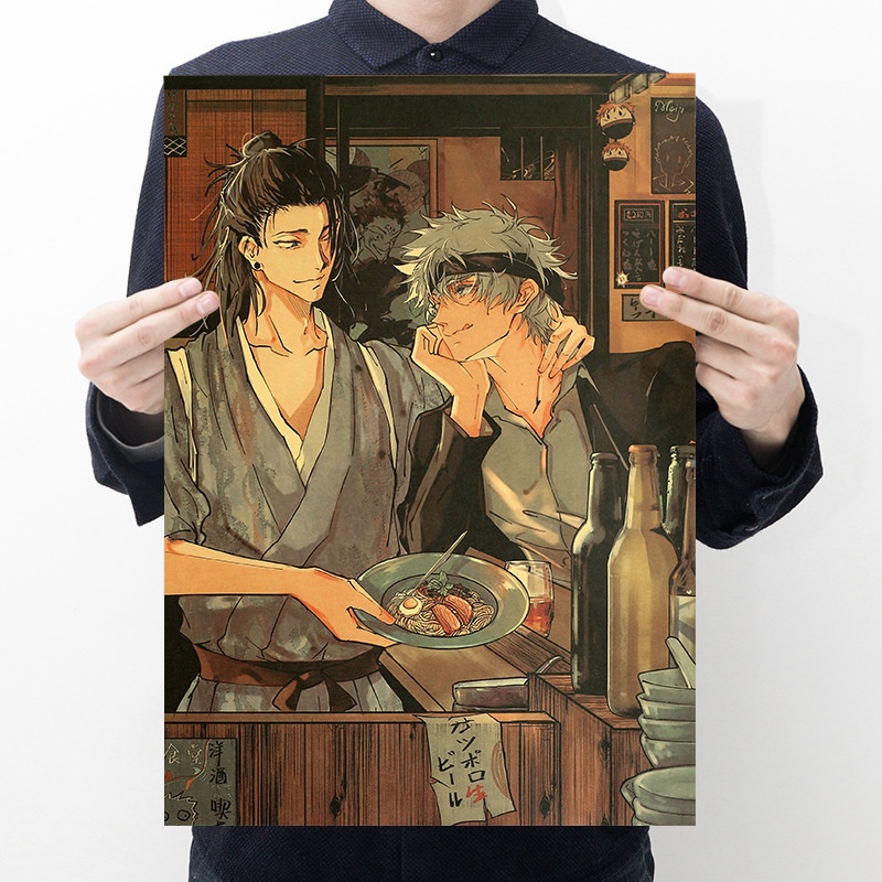 [A120] Tranh Giấy Kraft Vẽ Chữ M Phong Cách Retro Trang Trí Quán Cà Phê Quán Bar