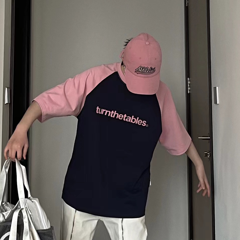 Áo Thun 100% Cotton Tay Ngắn Dáng Rộng In Họa Tiết Hoạt Hình Phong Cách Hàn Quốc Thời Trang Cho Nữ