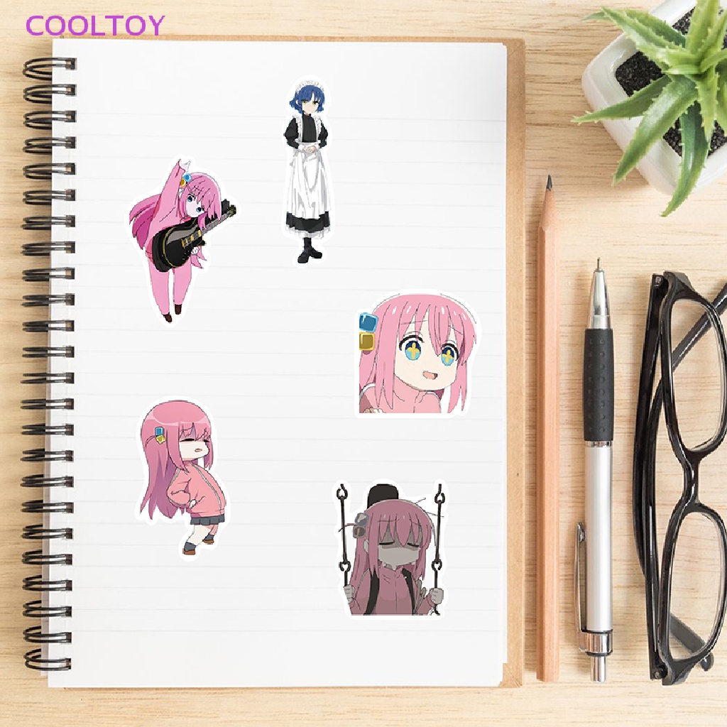 Cooltoy 50 Chiếc Kawaii BOCCHI THE ROCK! Miếng Dán Trang Trí Điện Thoại / Laptop Vali Ván Trượt Chống Thấm Nước Hình Anime Dễ Thương DIY