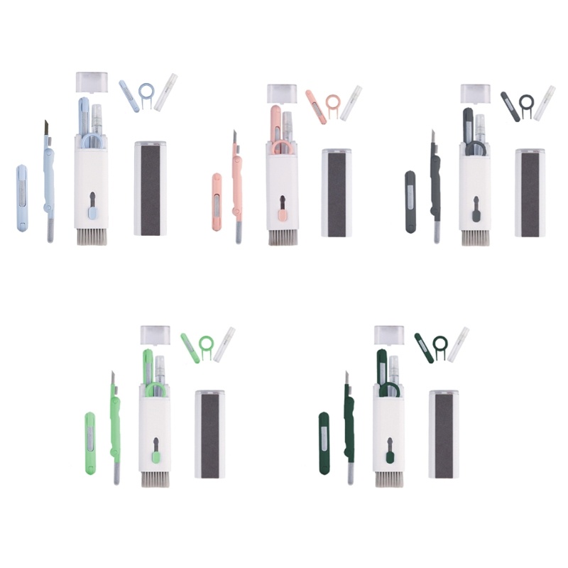 Bộ Dụng Cụ Vệ Sinh Tai Nghe Bluetooth Chuyên Nghiệp 7 Trong 1