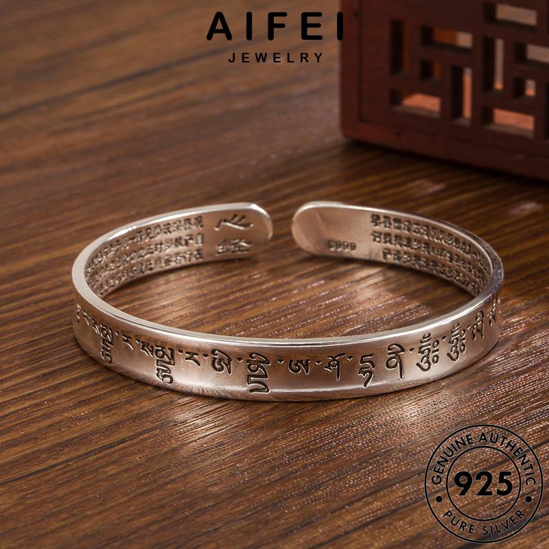 AIFEI JEWELRY tâm cổ vòng hàn bản bạc trang tay kinh thật 925 nguyên thời quốc điển sức kiện nữ phụ lắc B161