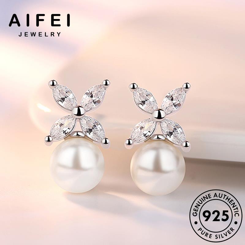 AIFEI JEWELRY bạc 925 thời nguyên phụ bản bông khí quốc nữ tròn hàn thật trai tai khuyên ngọc xỏ vành tua Thời trang kiện sức tua E107