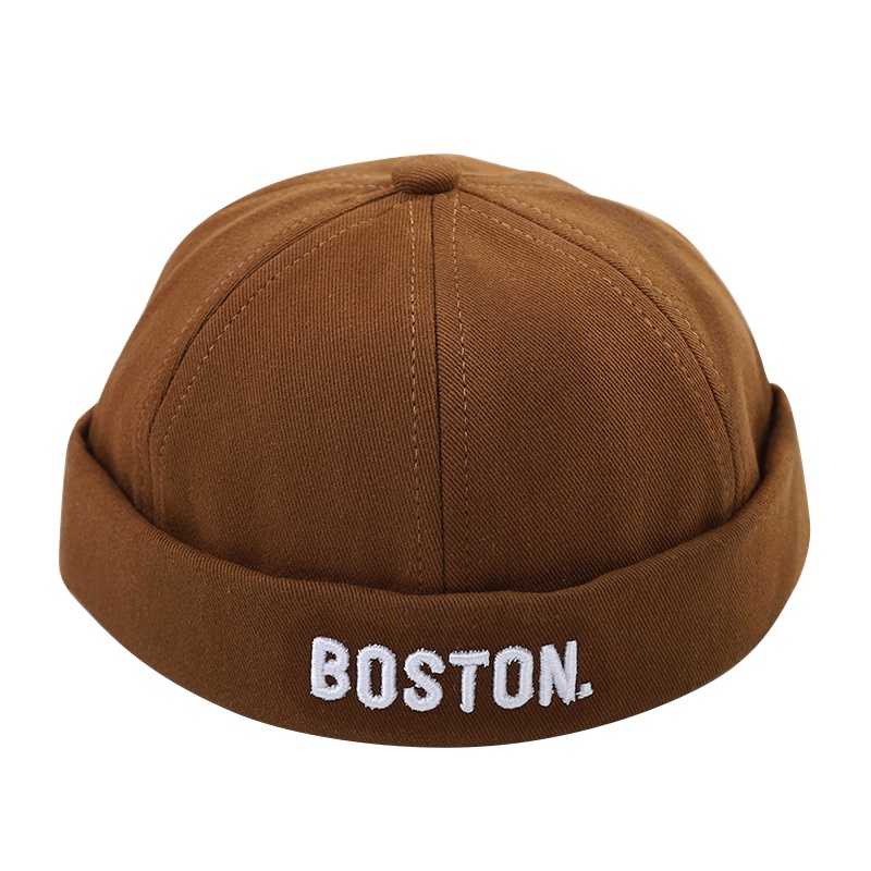 Nón Vành Tròn Không Vành Màu Trơn In Chữ Thời Trang Cho Bé Trai Và Gái