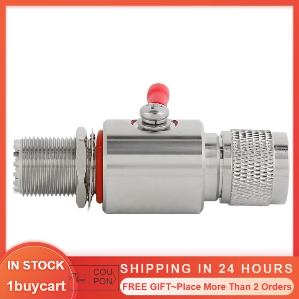 1buycart1 Arrestor UHF Coaxial Surge Protector For CB  HAM R Hot