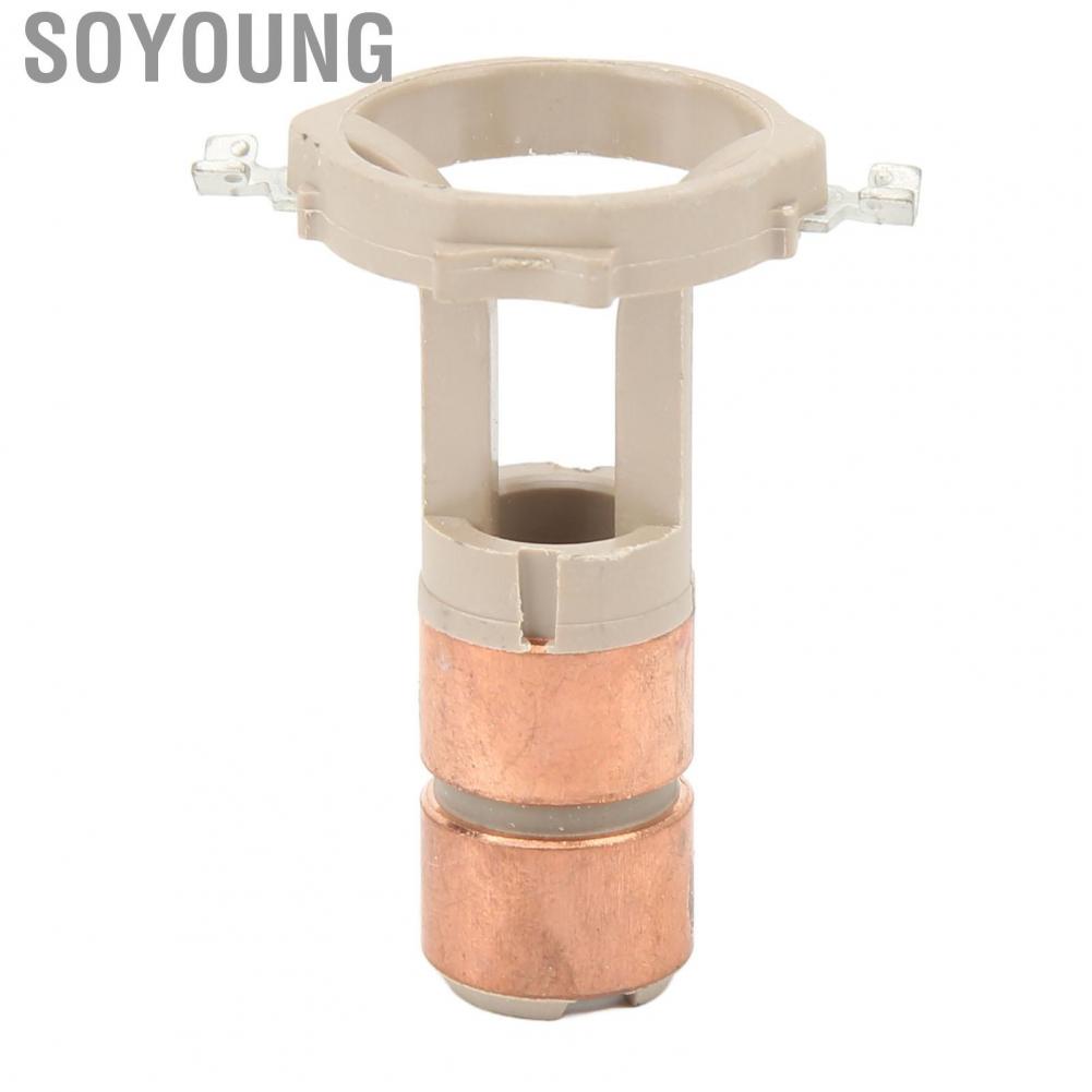 Soyoung Alternator Slip Ring  Good Conductivity 6.7/9.0mm ID Grinding Anti Aging 28‑94867 Copper for Car