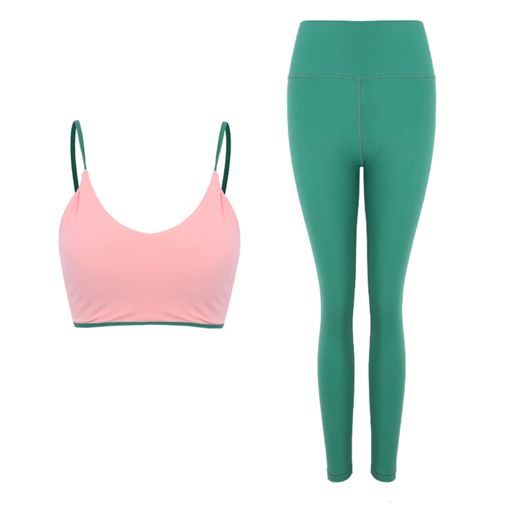 Bộ Đồ Tập Thể Thao Yoga Lưng Cao Dây Đeo Vai Đẹp