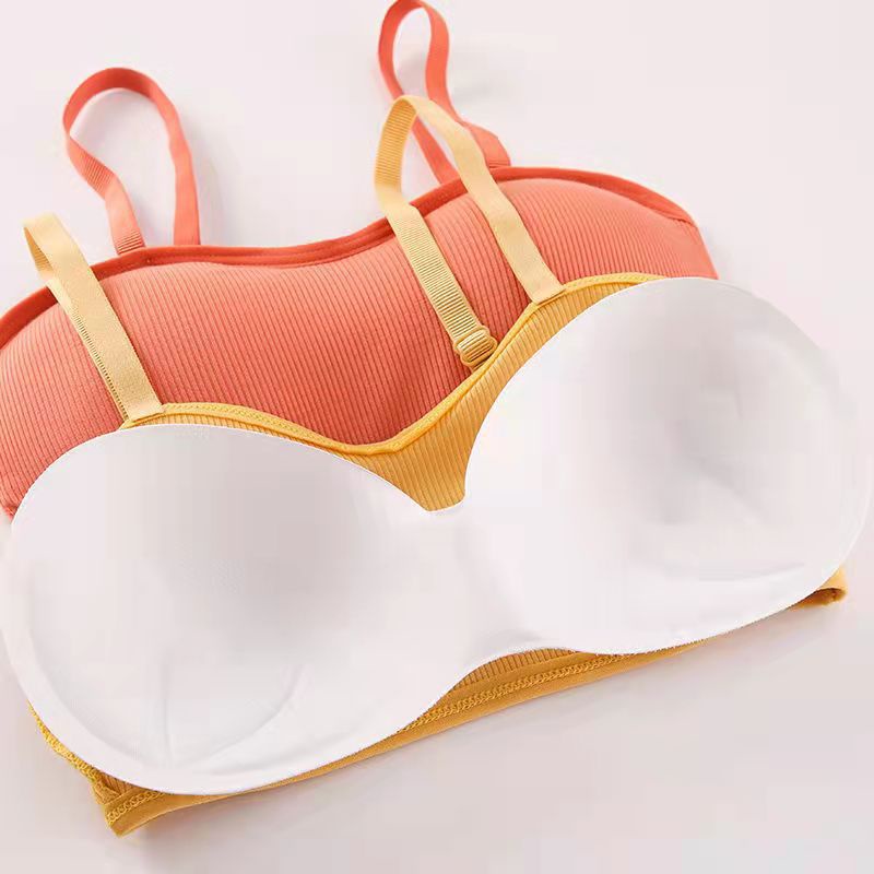 AOFEIQIKE  Bộ 6 Áo Lót Hai Dây Không Đường May Thoải Mái Và Lưng Cho Nữ