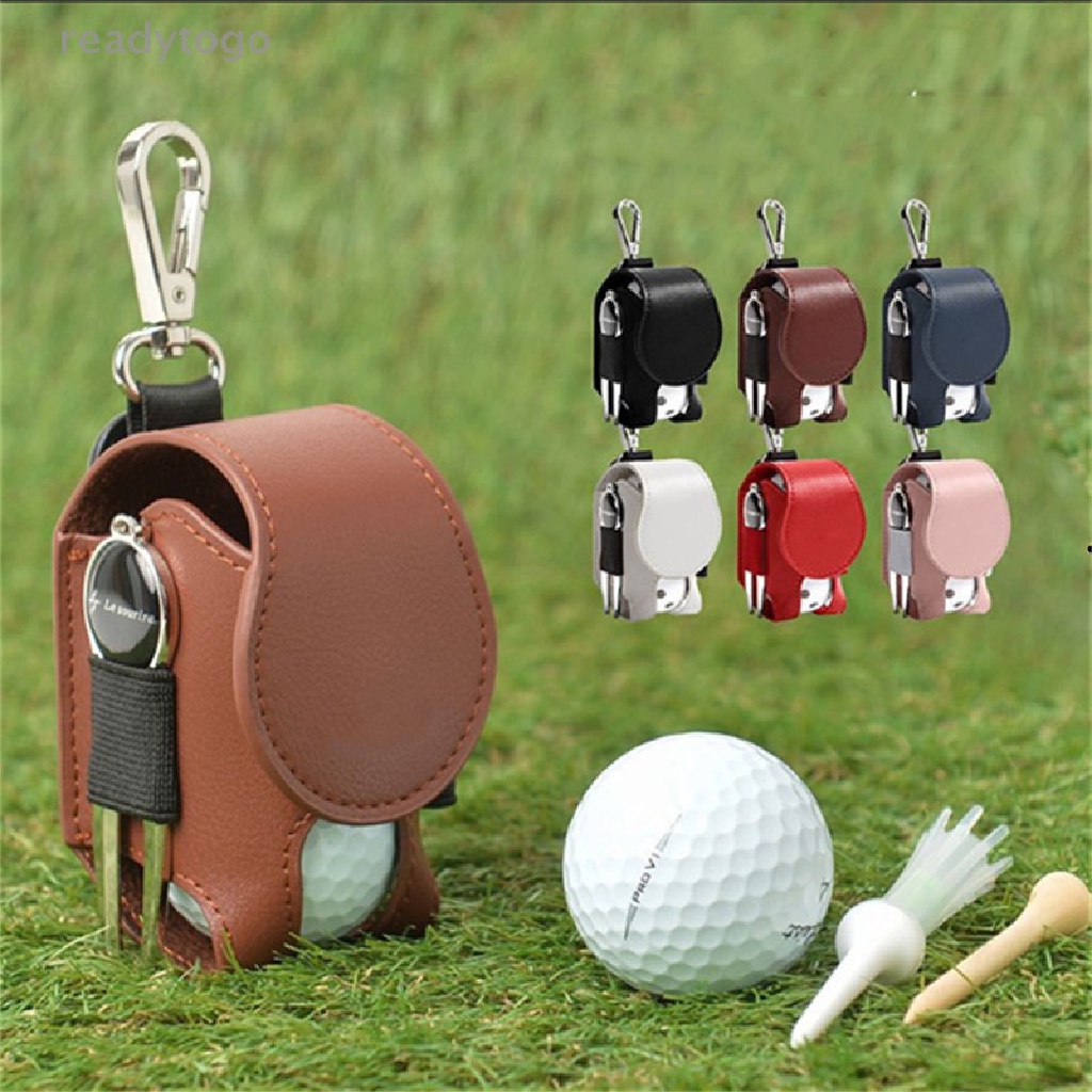 Túi Da PU Mini Đeo Hông Đựng Bóng Golf Tiện Dụng