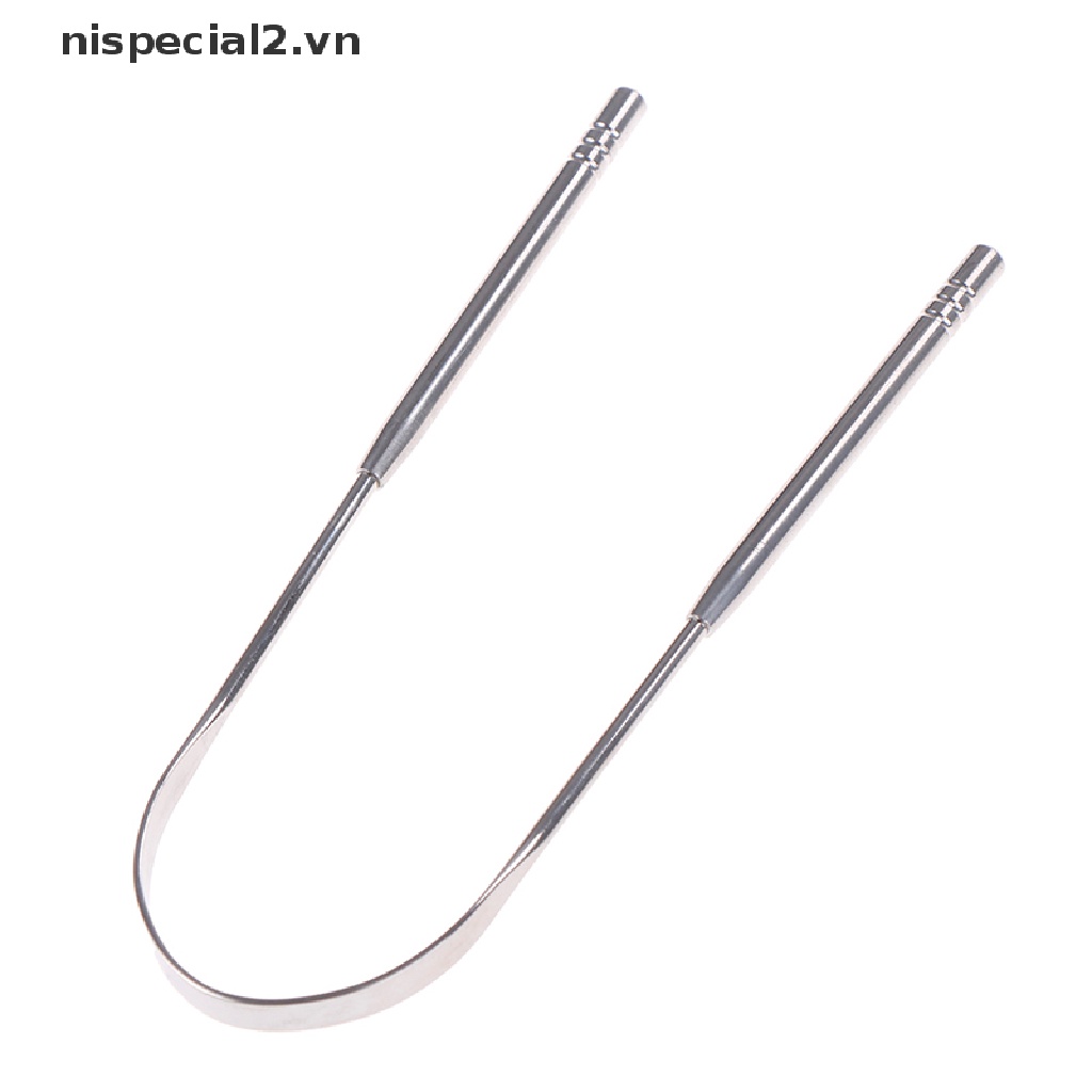 1 Dụng Cụ Nạo Làm Sạch Lưỡi Bằng Thép Không Gỉ