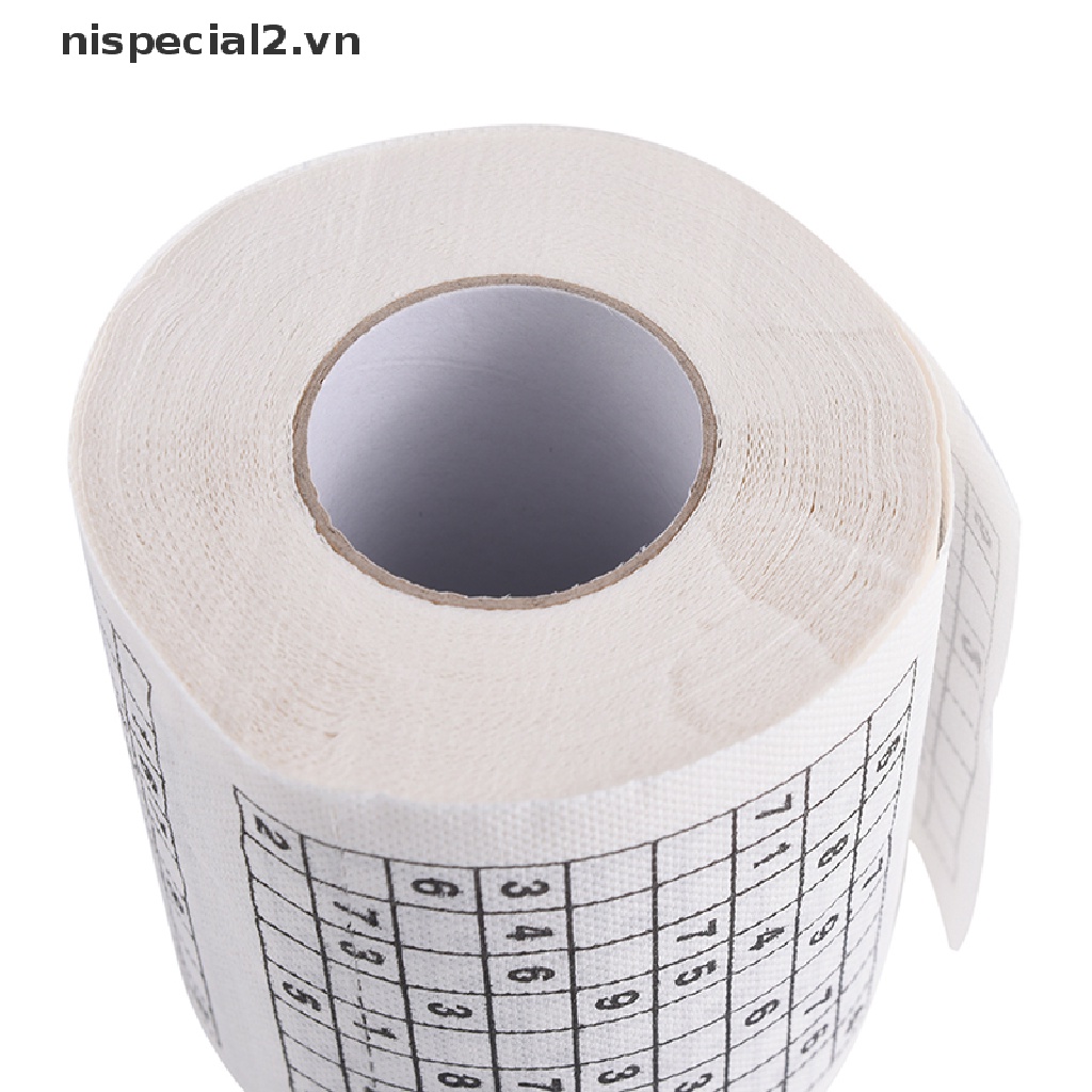 1 Cuộn 2 Cuộn Giấy Vệ Sinh In Hình Trò Chơi Sudoku Vui Nhộn