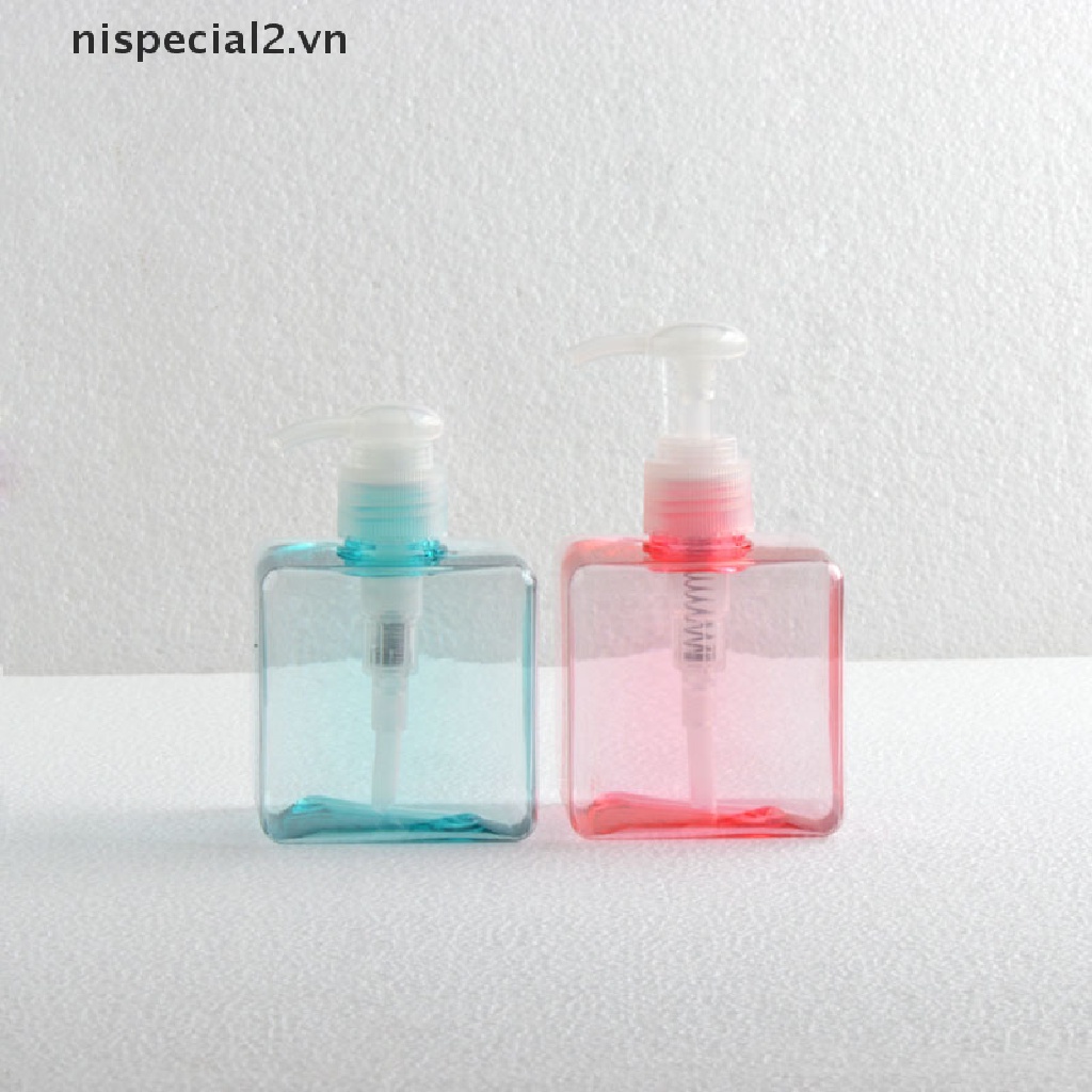 Chai Nhựa Rỗng 250ml Có Vòi Bơm Dùng Đựng Dầu Gội Dạng Lỏng