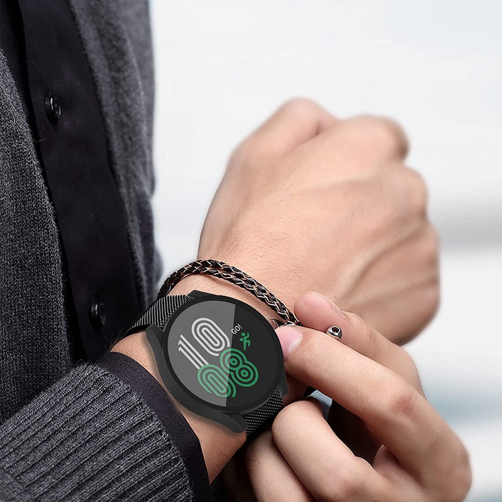 Kính Ốp Bảo Vệ Mặt Đồng Hồ Thông Minh Samsung Galaxy Watch 5 / 4 40mm 44mm Bằng PC