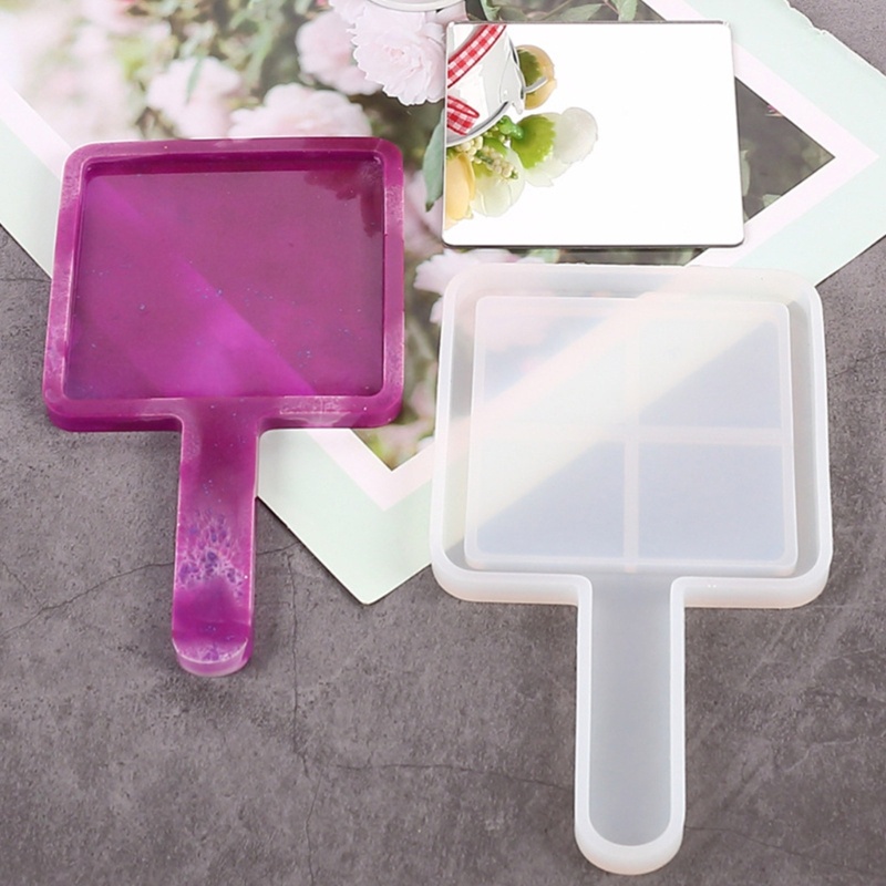 Khuôn Silicone Làm Trang Sức Nhỏ Gọn Kèm Gương Acrylic