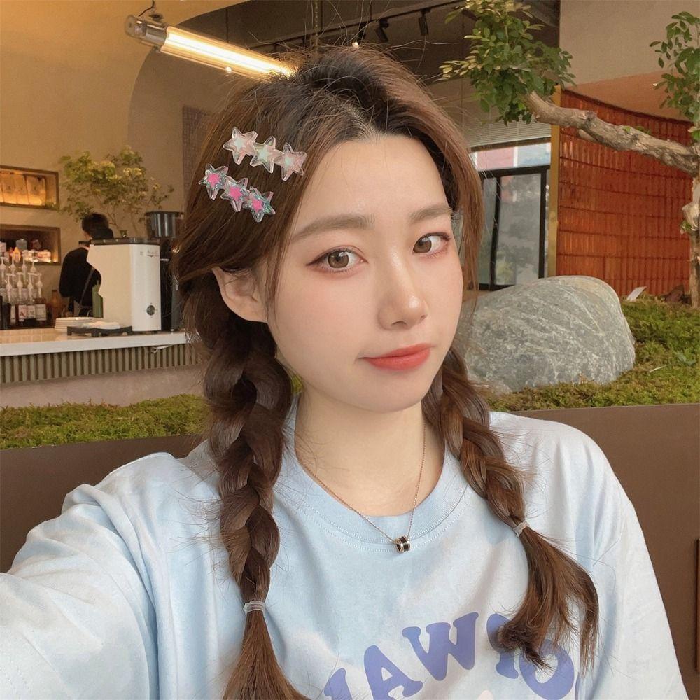Kẹp Tóc Hình Ngôi Sao Năm Cánh Phong Cách Harajuku Dễ Thương Ngọt Ngào y2k MXMUSTY