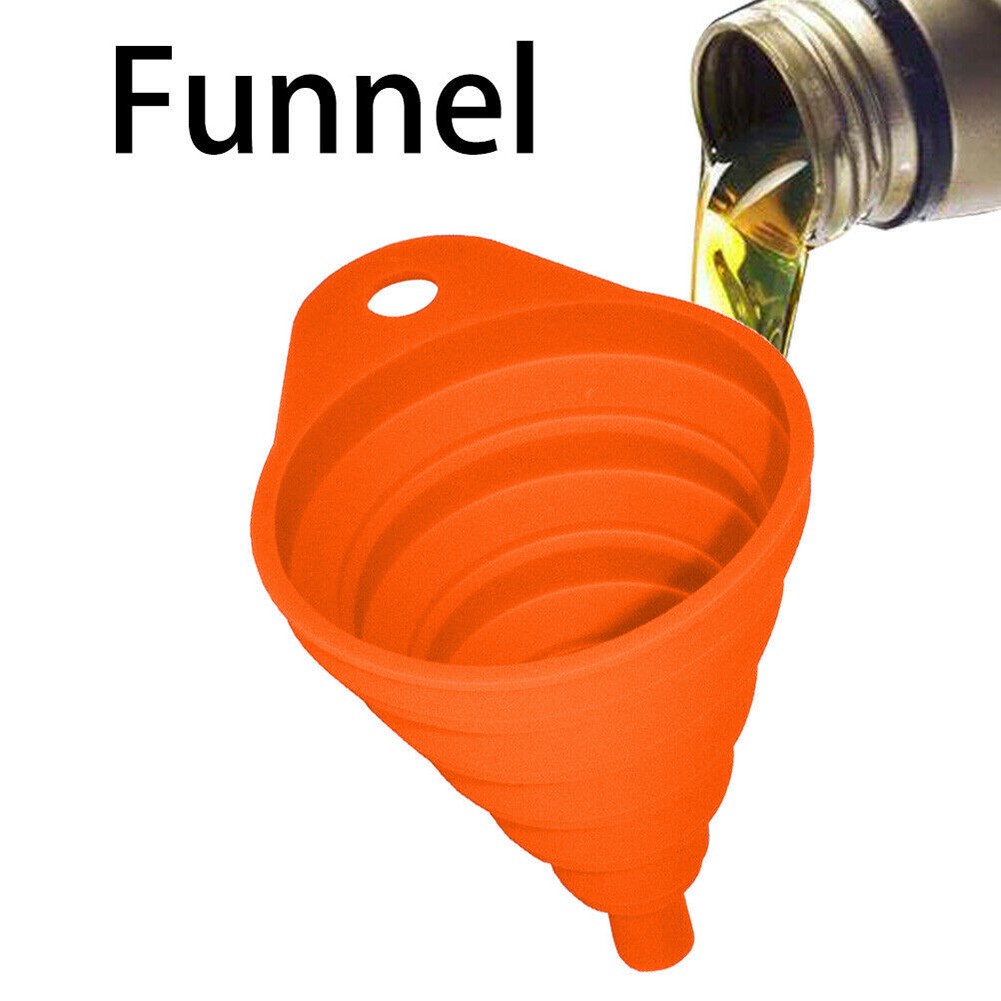 Set 2 Phễu Silicon Gấp Gọn Tiện Dụng Cho Xe Hơi Mẫu Mới 2021