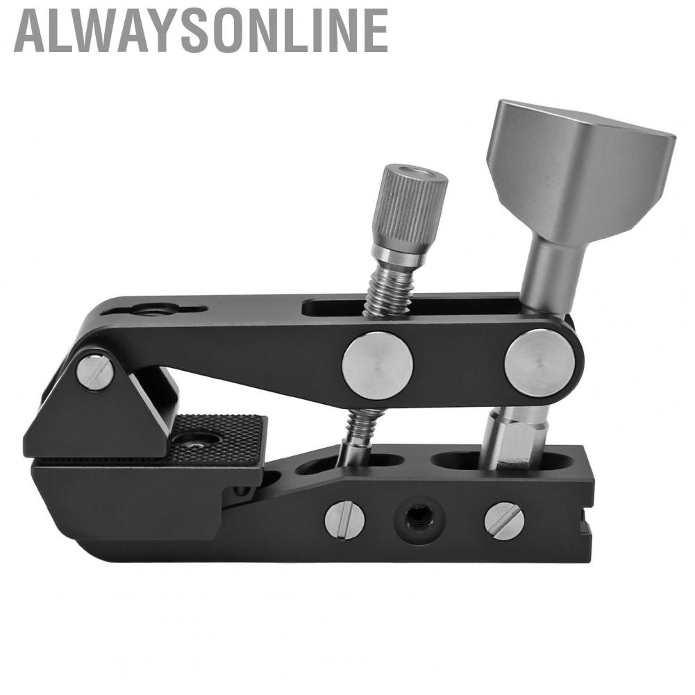 Alwaysonline Crab Shaped  Clamp Light Weight Aluminum Alloy Camera Mount Professional CNC Machined for Lights DSLR