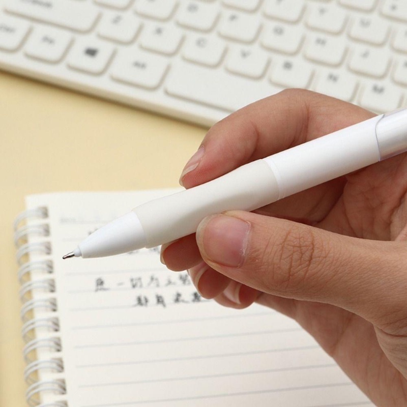 Bút Bi Mực Đen Ngòi 0.5mm In Họa Tiết Hoa Tinh Tế