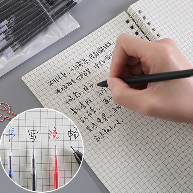 Set 50 Ruột Bút Bi Nhiều Màu Sắc 0.5mm / 0.38mm