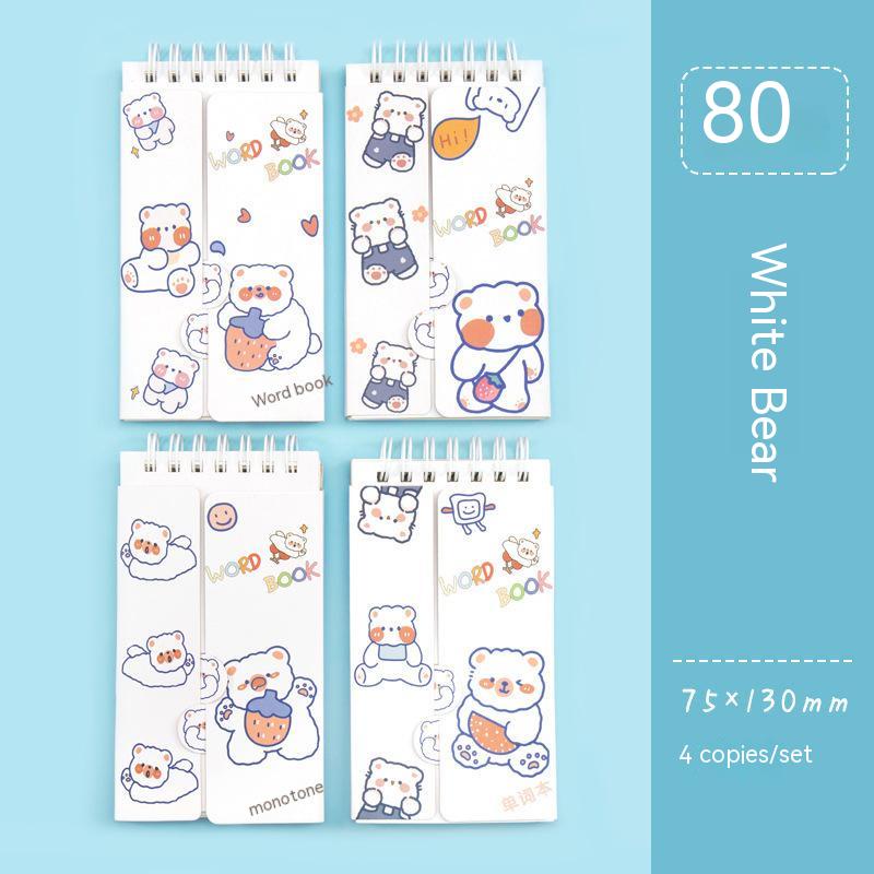 Sổ Tay Ghi Chú Họa Tiết Hoạt Hình Chữ Tiếng Anh Sáng Tạo