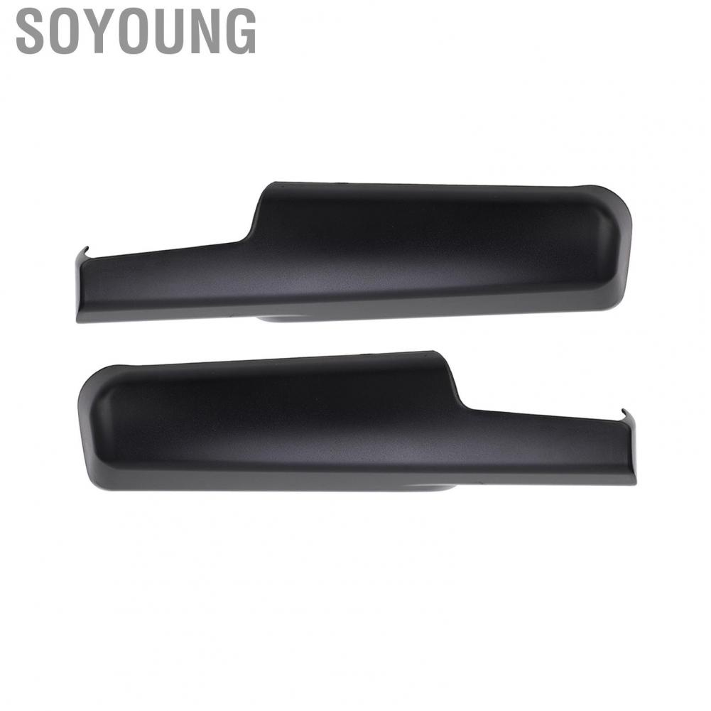 Soyoung Trailer Tow Mirror Front Arm Cover  Precise Perfect Match Shockproof Cap Black Durable Construction for Dodge RAM 1500 2500 3500