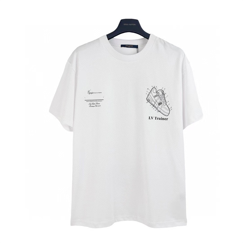 Áo Thun Cotton Tay Ngắn Cổ Tròn In Chữ Thời Trang Unisex