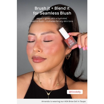 Má hồng dạng lỏng AOA Plush Blush - Gel Liquid Blush