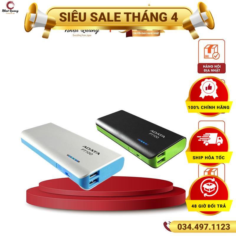 Sạc dự phòng Power Bank ADATA Pt100 10000 mAh