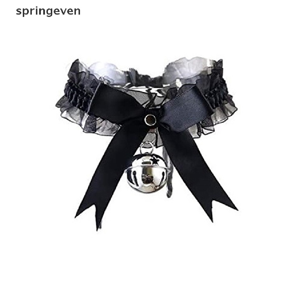 Vòng Cổ Choker Ren Thắt Nơ Phong Cách Gothic Quyến Rũ Cho Nữ
