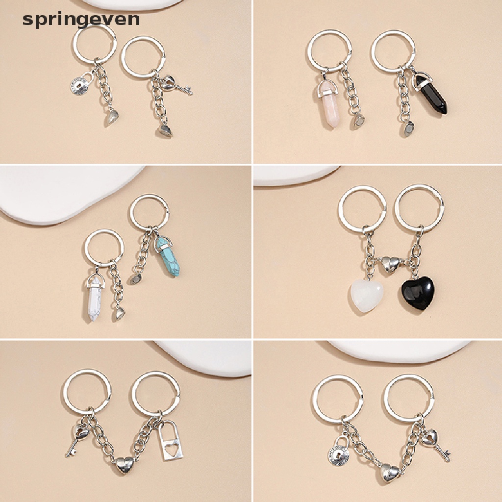 Móc Khóa Nam Châm Hình Trái Tim Đính Đá Pha Lê Xinh Xắn