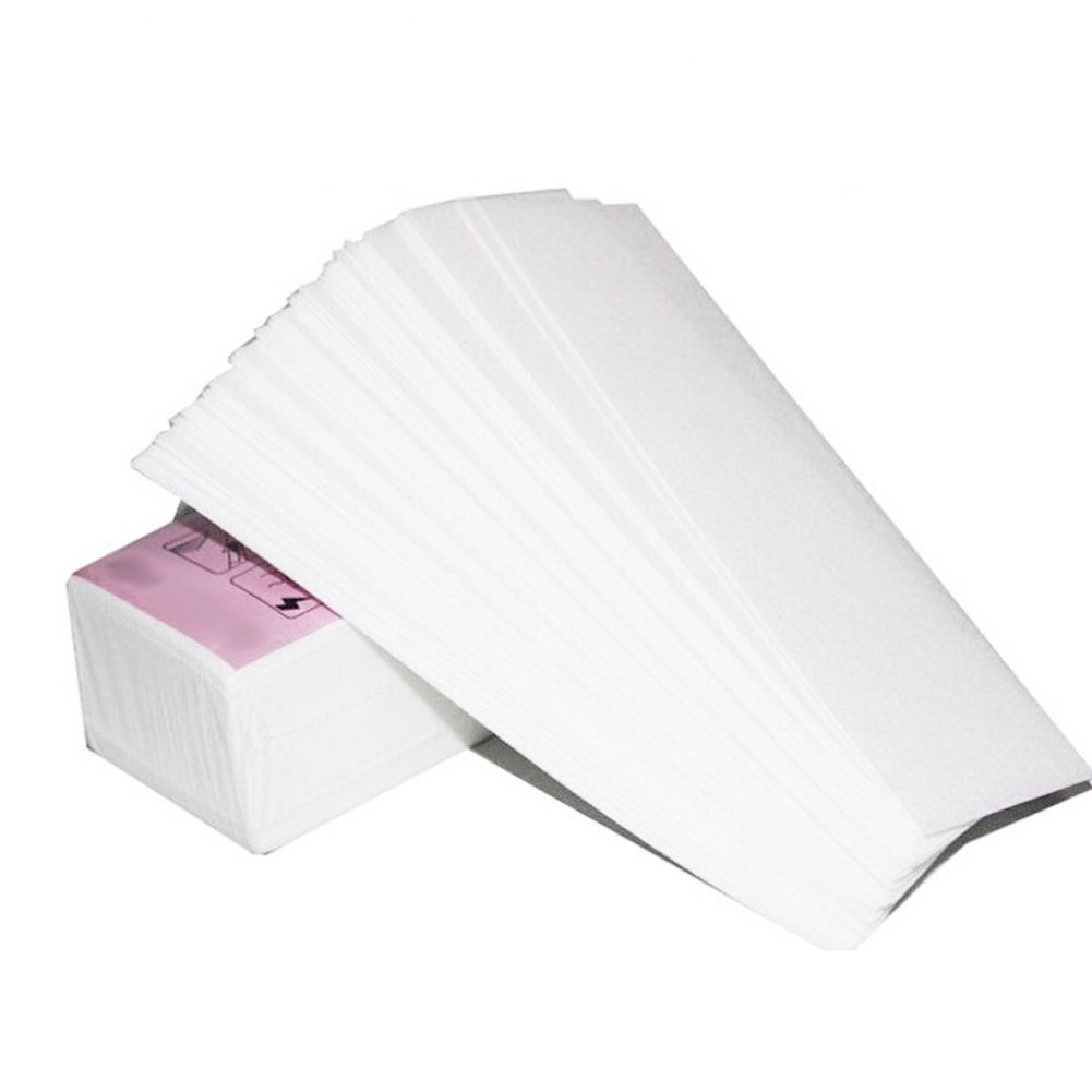 Set 100 Giấy Sáp Tẩy Lông Chân Dùng Một Lần Tiện Dụng