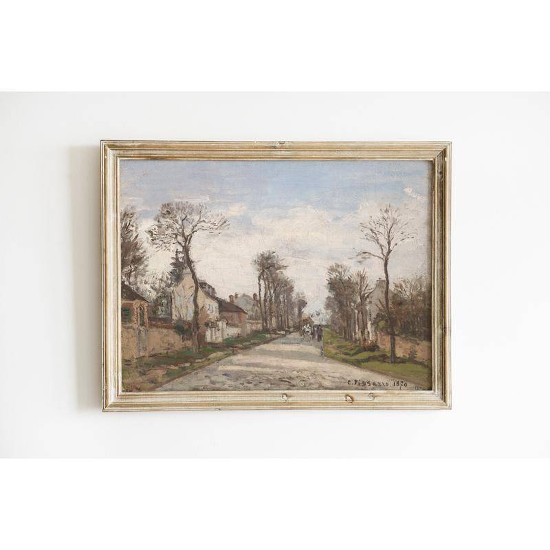 Tranh Sơn Dầu Phong Cảnh Cổ Điển Treo Tường Trang Trí