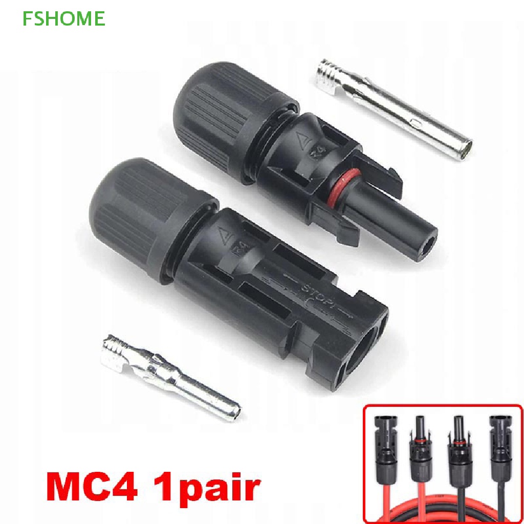 1 Cặp Dây Cáp Nối Năng Lượng Mặt Trời MC4 DC IP67 Chống Nước Cho Tấm Pin Năng Lượng Mặt Trời Mới