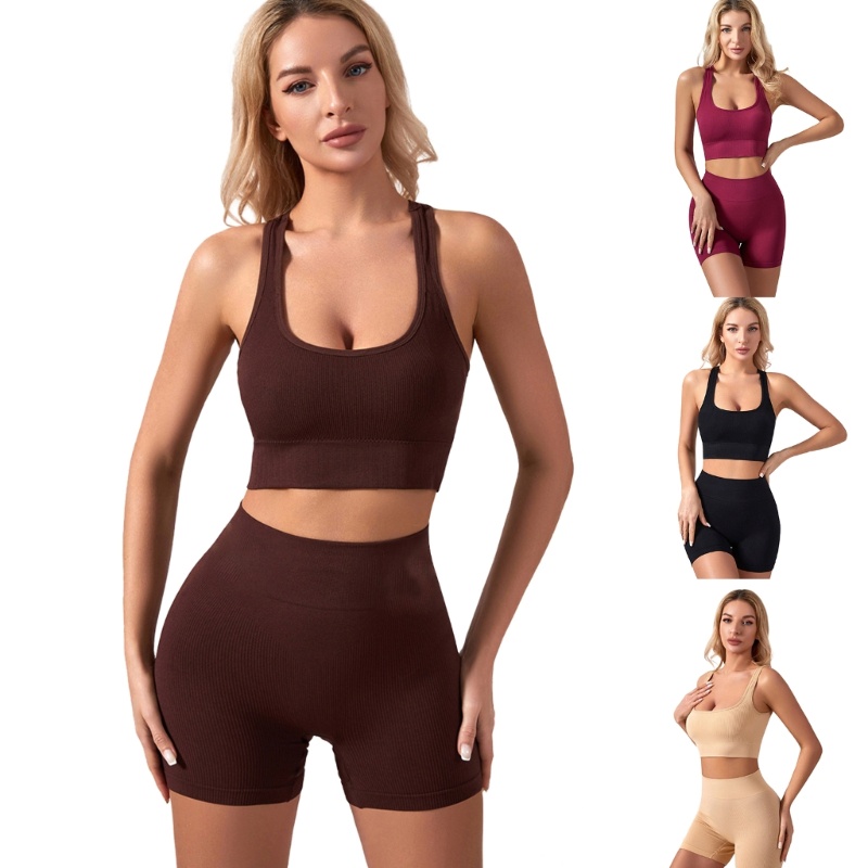 Set Đồ Thể Thao Lưng Cao Thời Trang Tập Yoga Cho Nữ