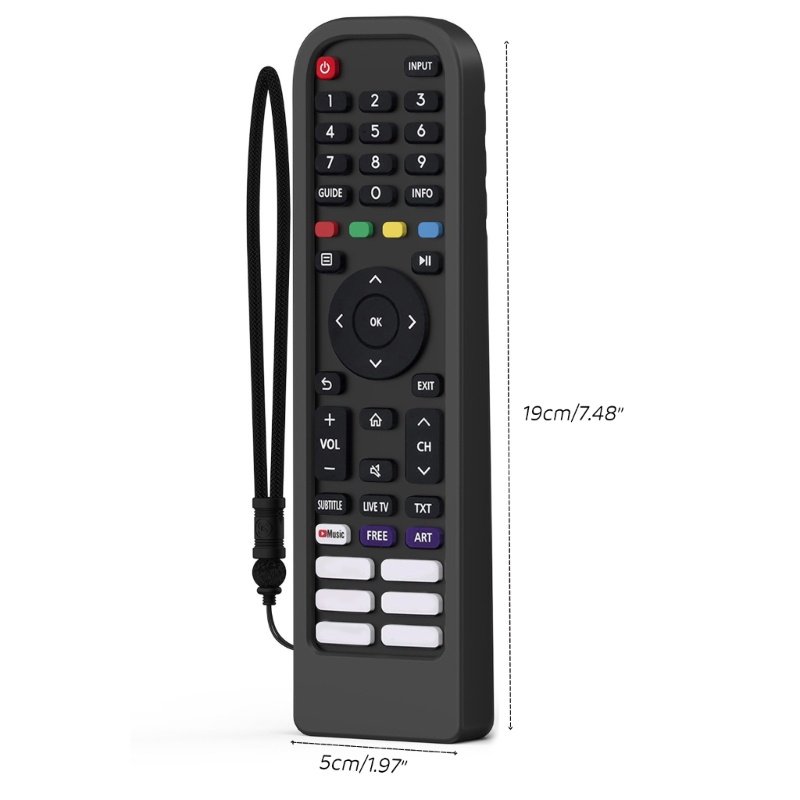 Vỏ Bọc Điều Khiển Từ Xa Thân Thiện Với Da Cho Hisense EN2P30H TV
