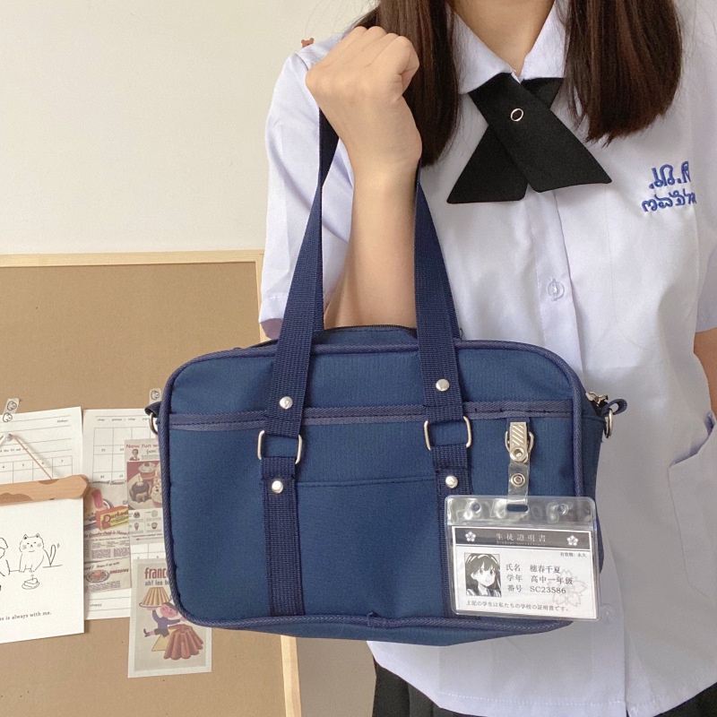 Túi Đeo Chéo Dáng Vuông Nhỏ Phong Cách Nhật Bản Cho Nữ