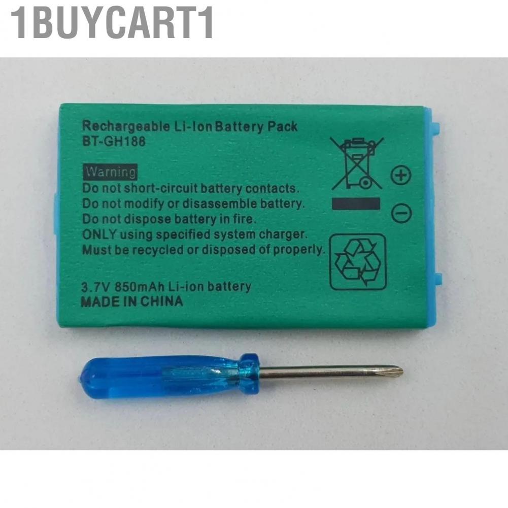 1buycart1 Universal Battery  850mAh Pack Large Capacity Replacement with Screwdriver for SP Game Consoles