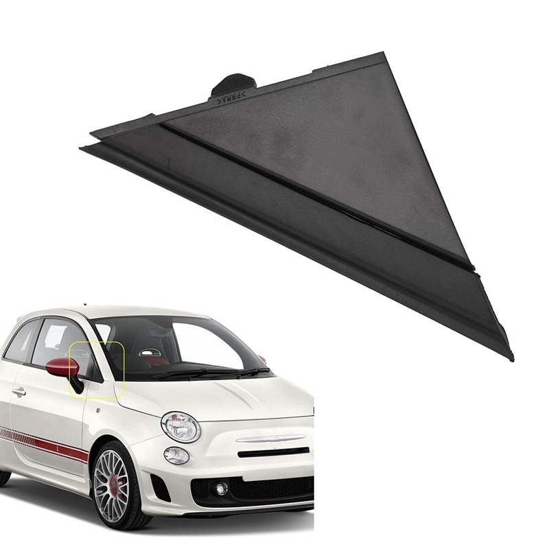 1 Tấm Gương Chiếu Hậu Hình Tam Giác Màu Đen Dành Cho Xe Hơi 2012-2019 Fiat 500 1SH16KX7AA