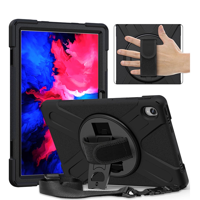 Bao Da Máy Tính Bảng Có Dây Đeo Cho lenovo pad k11 tab p11 plus tb-j616f tb-j616x xiaoxin pad plus tab p11 k11 tb-j606f tb-j606f Ốp