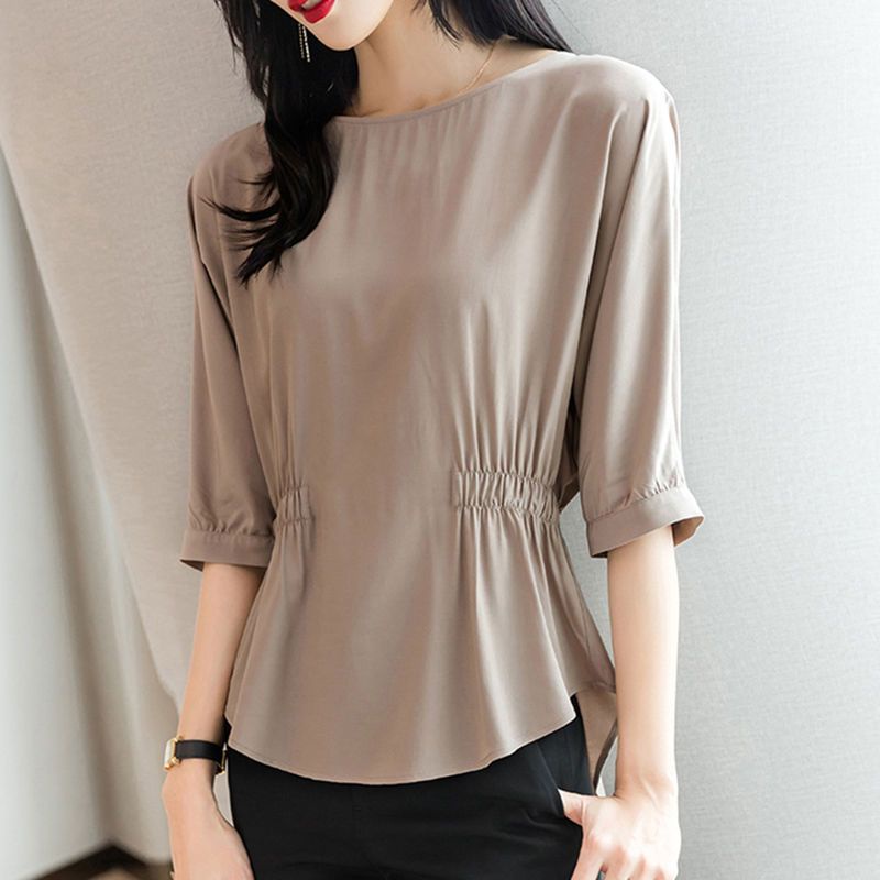 Áo Che Bụng Mỏng Nhẹ Che Phủ Toàn Diện Phong Cách Phương Tây Dễ Phối Đồ Thời Trang Mùa Hè Cho Nữ