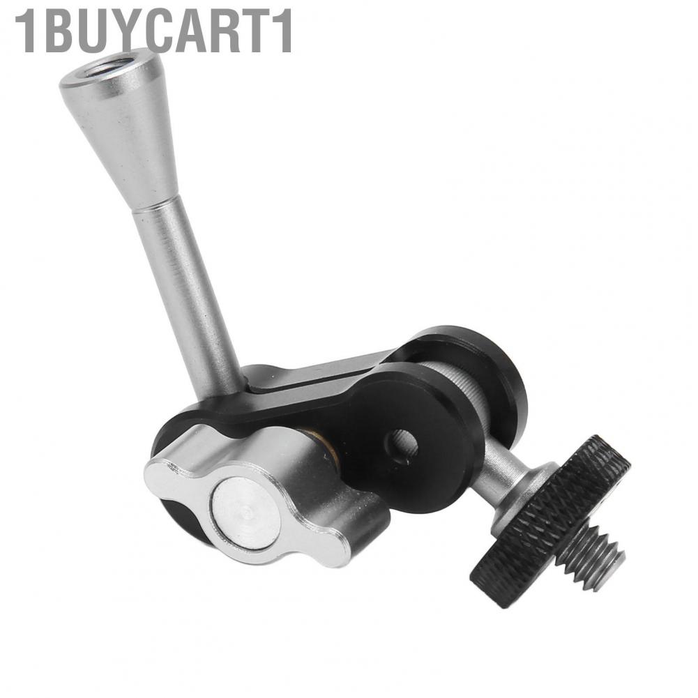 1buycart1 Magic Arm  Aluminum Alloy Tripod Articulated 1/4 Inch 20 Threaded Screw Adapter Built in Rubber Pad Ring Lightweight Adjustable for Camera