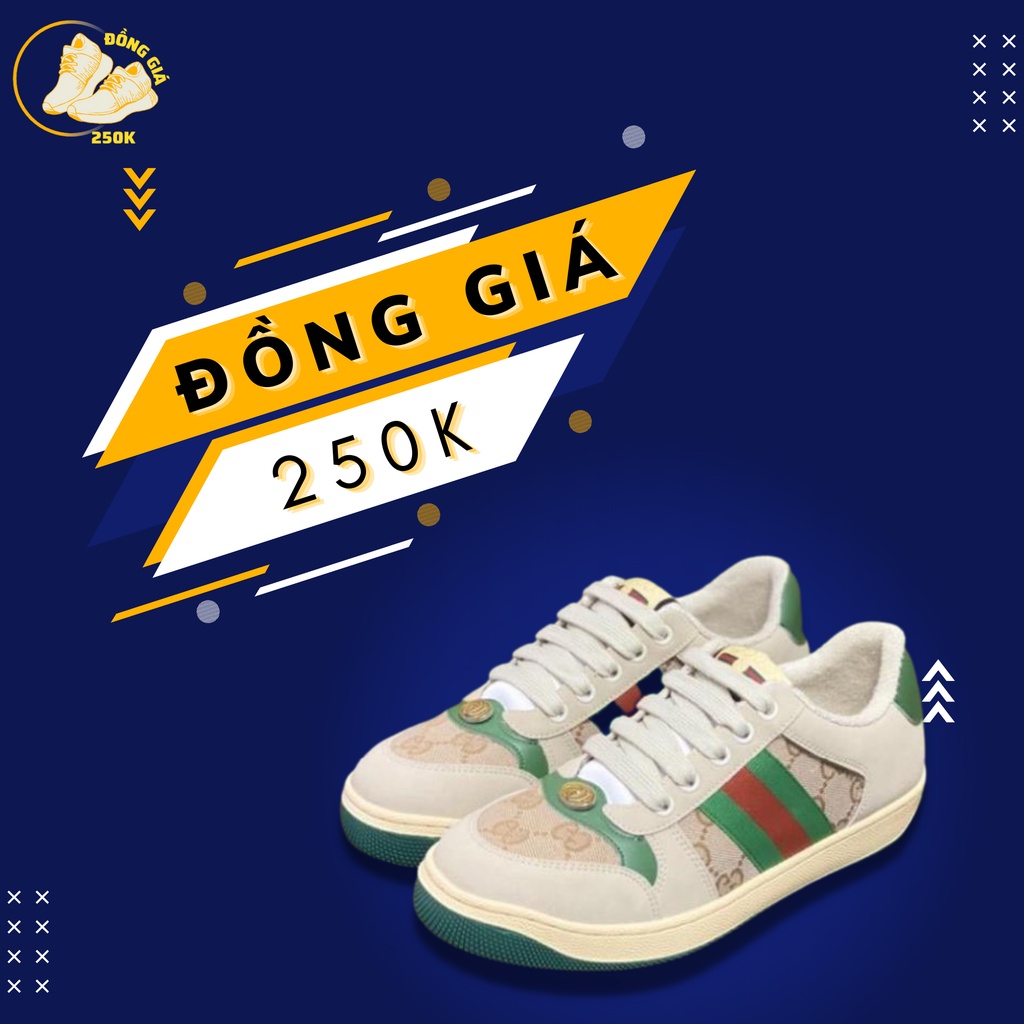 Giày thể thao GC_Guccii Sơn Tùng,Hải Tú Màu Xanh đủ size Nam Nữ chuẩn 11 da xịn lót lông Full bill box