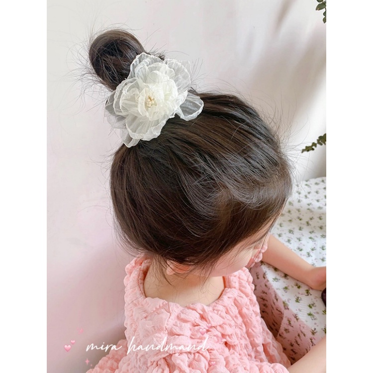 Kẹp Tóc Nơ Hoa 3D Lớn Cho Bé Gái