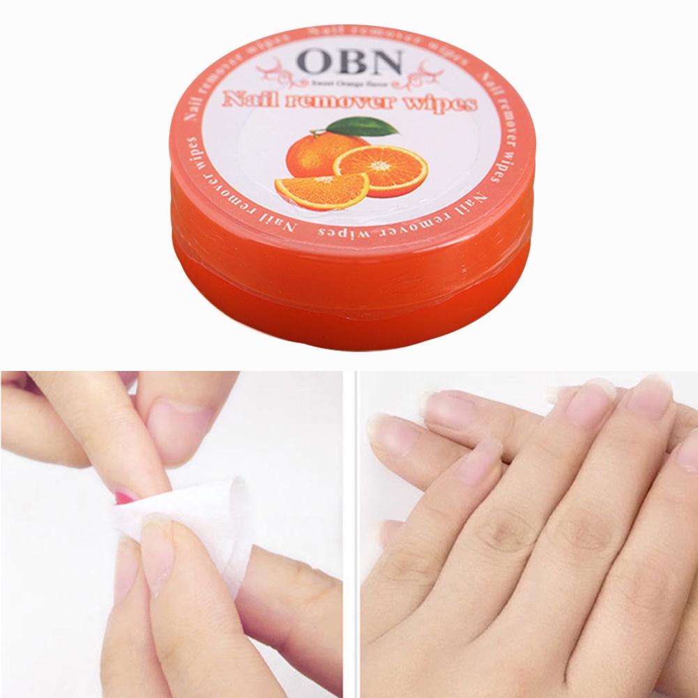 Khăn Ướt Tẩy Sơn Móng Tay Hương Trái Cây Dùng Một Lần