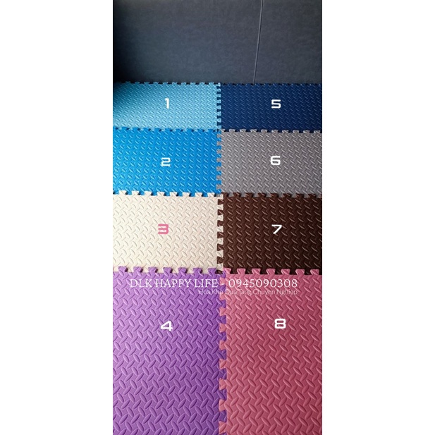 Thảm xốp tập gym 30*30*1.2Cm CHUẨN, KHÔNG LỖI chống trơn trượt, không mùi hôi nhựa