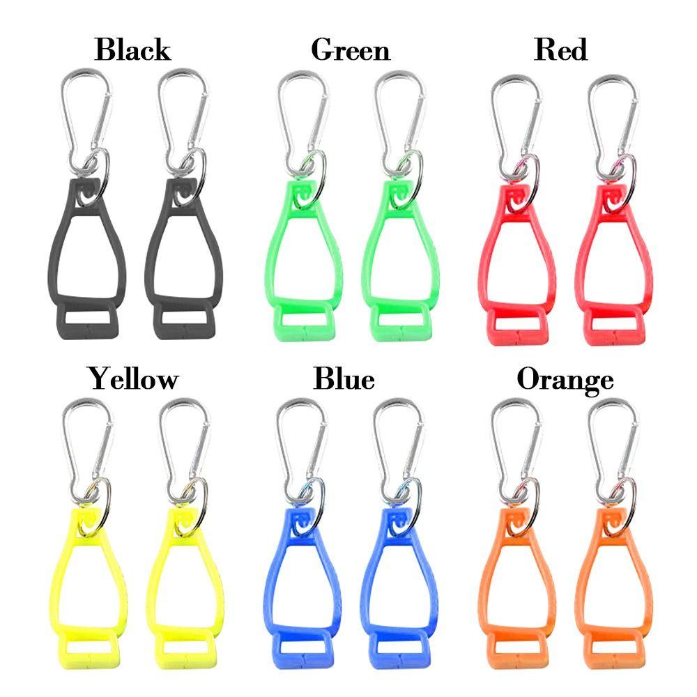 Set 2 Kẹp Găng Tay Làm Việc 6.2 * 2.5cm 6 Màu An Toàn