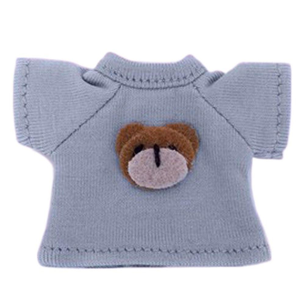 Áo Thun Cotton Kẻ Sọc In Hình Gấu Hoạt Hình Đáng Yêu