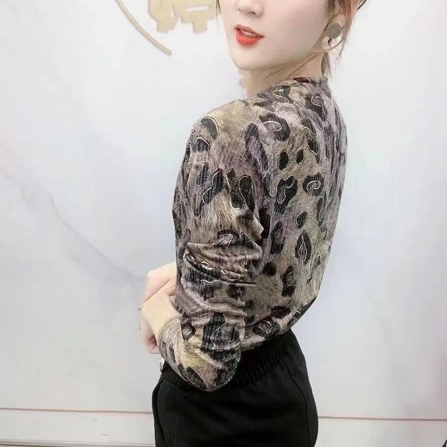 Áo Sơ Mi Tay Dài Plus Size Thời Trang Xuân Thu Cho Nữ Trung Niên